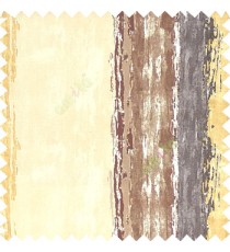 Gold brown grey beige color vertical colorful stripes textured straight colour painted watercolor print on pure cotton background curtain fabric