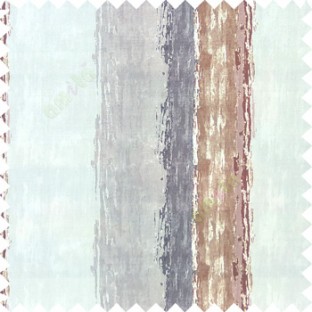 Grey brown grey color vertical colorful stripes textured straight colour painted watercolor print on pure cotton background curtain fabric