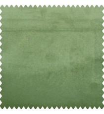 Green color complete plain surface velvet finished soft touch polyester base sofa fabric