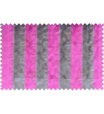 Pink grey brown colour vertical stripes with soft and thick poly sofa fabric - 113022