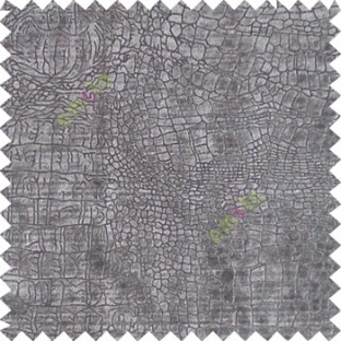 Grey silver texture design velvet finish nylon curtain fabric