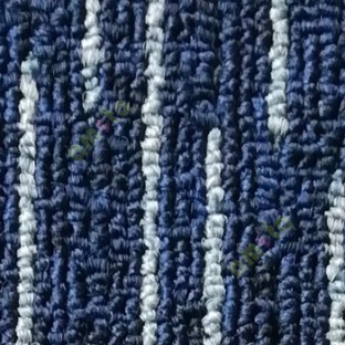 Dark blue grey color texture finished surface soft feel heavy duty material for residential with vertical lines floor carpet