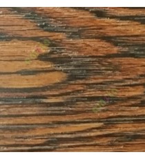 Dark chocolate brown copper color horizontal lines texture finished surface rough layers wooden flooring