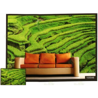 3d mountains terra faming full greeny wall mural