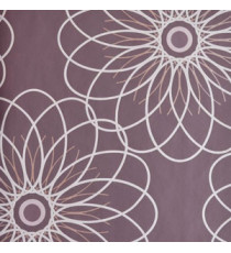 Purple white big spiral flower home décor wallpaper