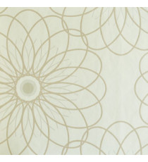 Beige brown big spiral flower home décor wallpaper