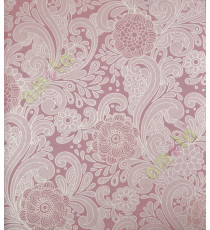Maroon brown floral paisly design home décor wallpaper for walls