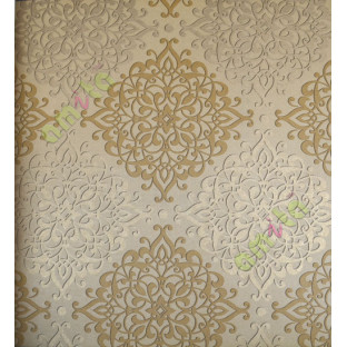 Gold black elegant vintage pattern home décor wallpaper for walls