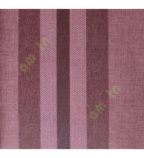 Maroon black vertical stripes with texture home décor wallpaper for walls