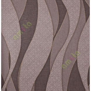 Black gold contemporary vertical flowing waves design home décor wallpaper for walls