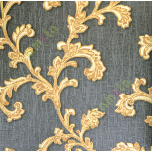 Black gold beautiful traditional design with glitters home décor wallpaper for walls