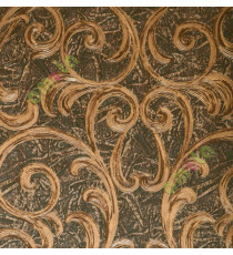 Brown gold traditional design home décor wallpaper for walls