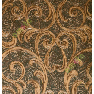 Brown gold traditional design home décor wallpaper for walls