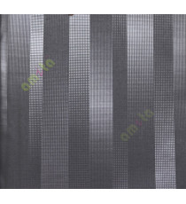 Black grey self texture vertical stripes home décor wallpaper for walls