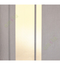 Gold brown vertical stripes with texture home décor wallpaper for walls
