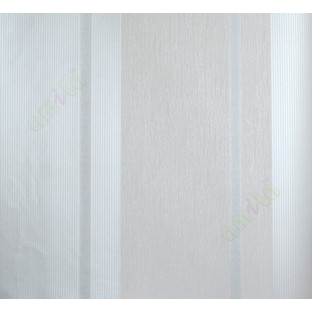 White shiny vertical stripes with glitters home décor wallpaper for walls