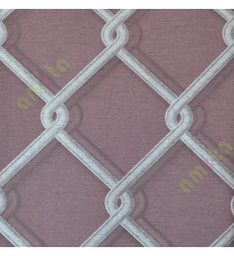Brown silver chian link fencing pattern home décor wallpaper for walls
