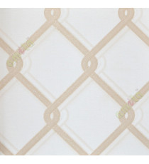 Beige brown chian link fencing pattern home décor wallpaper for walls