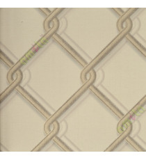 Brown gold chian link fencing pattern home décor wallpaper for walls