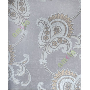 Grey gold beautifull traditional design home décor wallpaper for walls