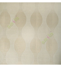 Beige brown colour ogee design home décor wallpaper for walls