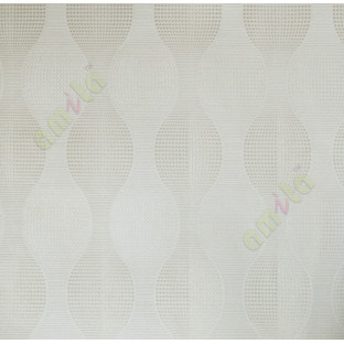 White brown colour ogee design with texture home décor wallpaper for walls