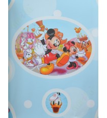 Blue red 3d micky mouse home décor wallpaper