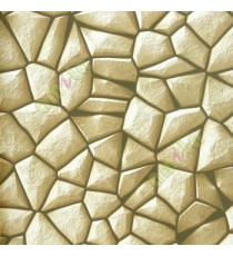 Brown gold beige color natural stone finished geometric shapes stone claddings fine texture surface 3D home decor wallpaper