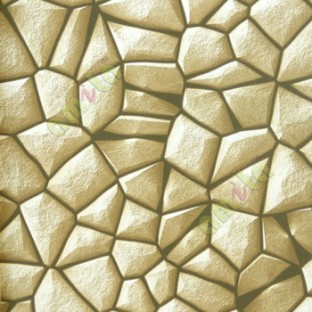 Brown gold beige color natural stone finished geometric shapes stone claddings fine texture surface 3D home decor wallpaper