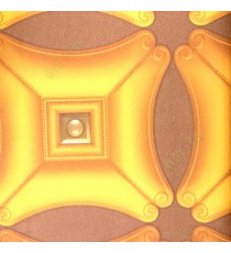 Gold purple sivler color traditional concave square designs diamond shapes circle decorated edge patterns texture surface 3D home décor wallpaper