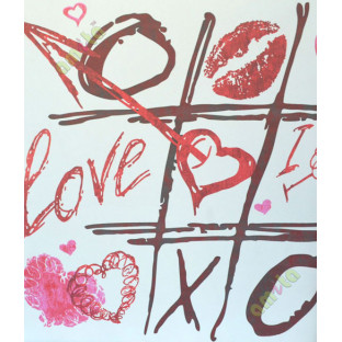 Teenage colourful cross and love game wallpaper