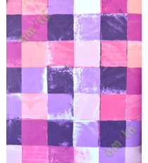 Teenage purple pink white square box wallpaper