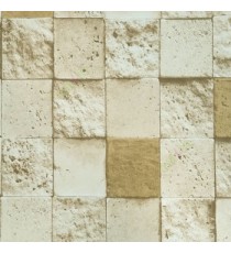 Brown beige color natural stone texture finished looks like cladding 3D finished texture wallpaper