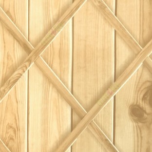 Brown beige color natural wooden planks wood support x crossing woods 3D finished wallpaper