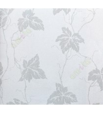 Grey black beautiful traditional floral design with texture home décor wallpaper for walls