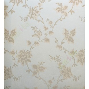 Beige gold colour traditional floral design home décor wallpaper for walls