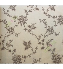Brown gold colour traditional floral design home décor wallpaper for walls