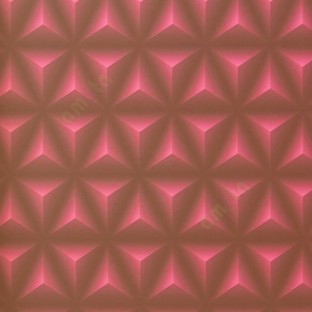 Pink black color geometric triangle carved patterns 3D designs sharp edges abstract pattern home décor wallpaper