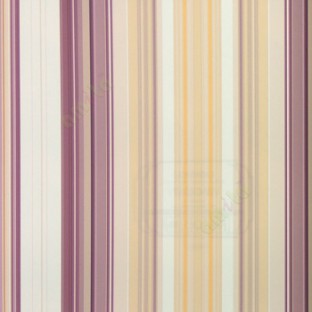 Purple yellow white brown color vertical lines contemporary designs elegant look home décor wallpaper