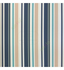 Blue white beige color bold vertical stripes straight lines busy pattern colourful designs beautiful finished home décor wallpaper