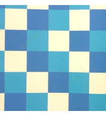 Blue beige green color geometric square shapes colourful pattern puzzles home décor wallpaper