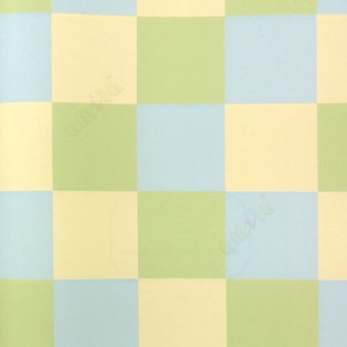Green beige blue color geometric square shapes colourful pattern puzzles home décor wallpaper