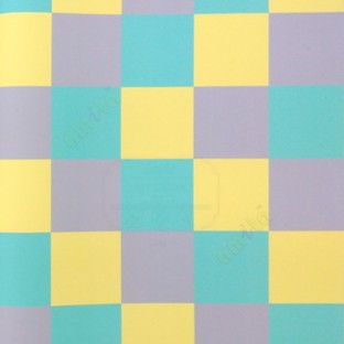 Yellow purple blue color geometric square shapes colourful pattern puzzles home décor wallpaper