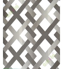 Black white and grey crossing lines with vertical stripes home décor wallpaper for walls