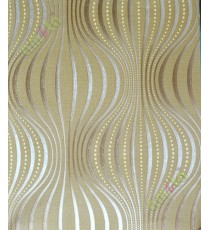 Green grey ogee pattern home décor wallpaper for walls