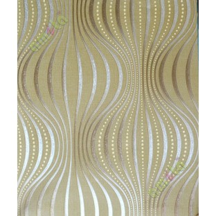 Green grey ogee pattern home décor wallpaper for walls