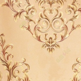 Purple brown black gold color big damask beautiful carved finished texture background wallpaper