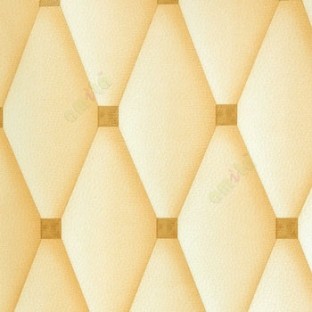 Beige gold color polka dots small circles geometric square diamond shaped latherite finished wallpaper