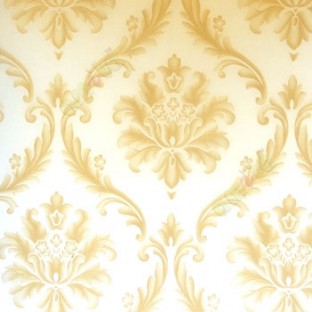 Beautiful gold beige color big damask carved damask designs texture finished background wallpaper