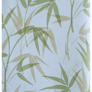 White green brown natural bamboo leaf home décor wallpaper for walls